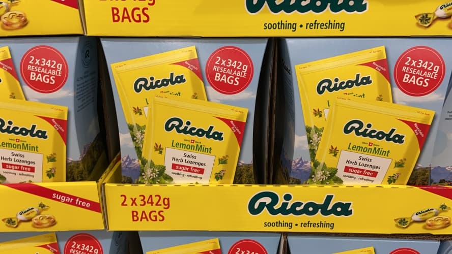 RICOLA 레몬민트 허브캔디 684G / 342G X 2PK