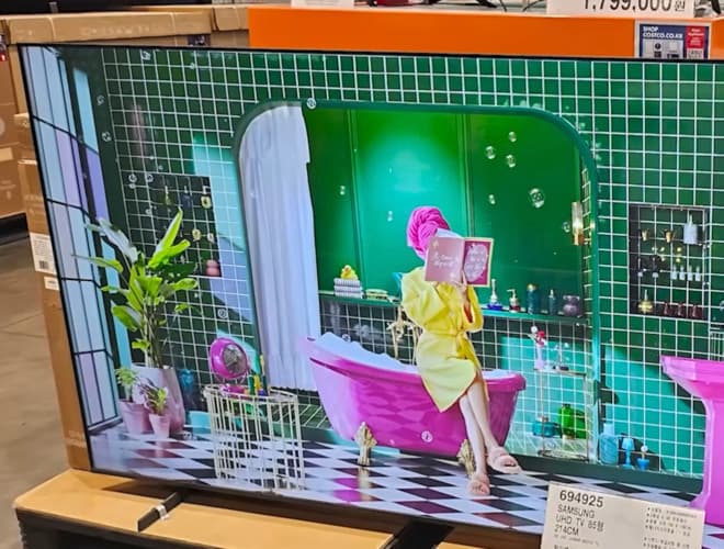 SAMSUNG UHD TV 85형 214CM