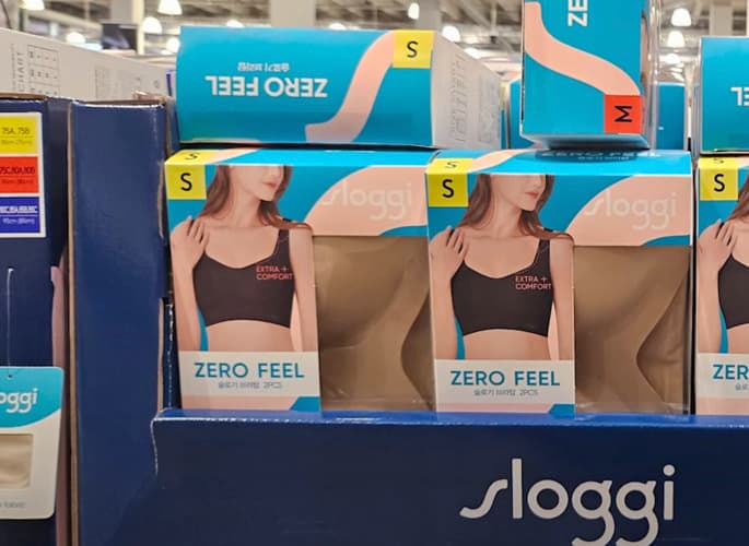 SLOGGI 브라탑 2매 S,M,L ASIAN SIZE