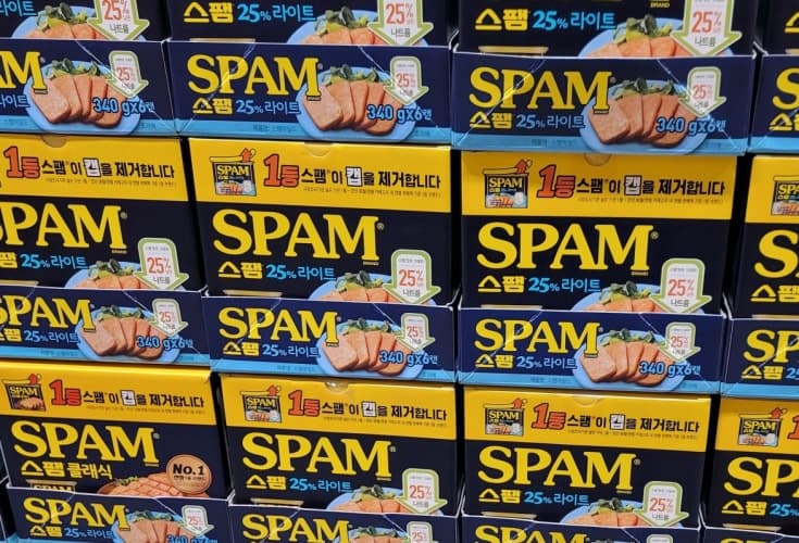 SPAM 스팸 마일드 340G X 6