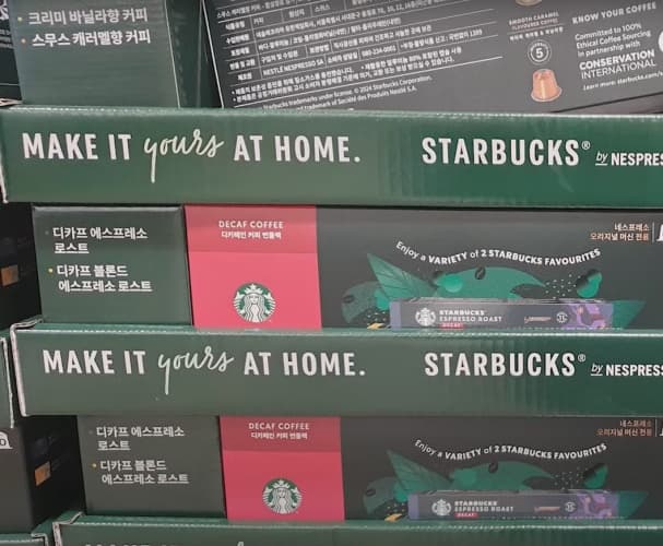 STARBUCKS스타벅스 BY네스프레소캡슐 60P (플레이버OR디카프)
