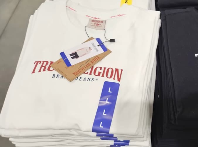 TRUE RELIGION 여성 반소매티셔츠 S,M,L,XL ASIAN SIZE