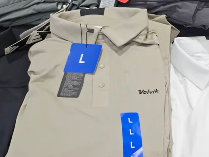 VOLVIK 남성 반소매 폴로 M - XXL ASIAN SIZE