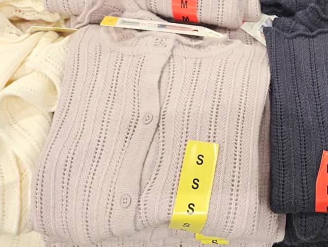 WEATHERPROOF VINTAGE 여성 러플 가디건 S,M,L US SIZE