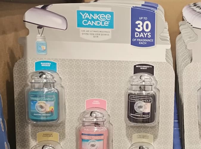 YANKEE CANDLE 양키캔들 차량용 방향제 5개