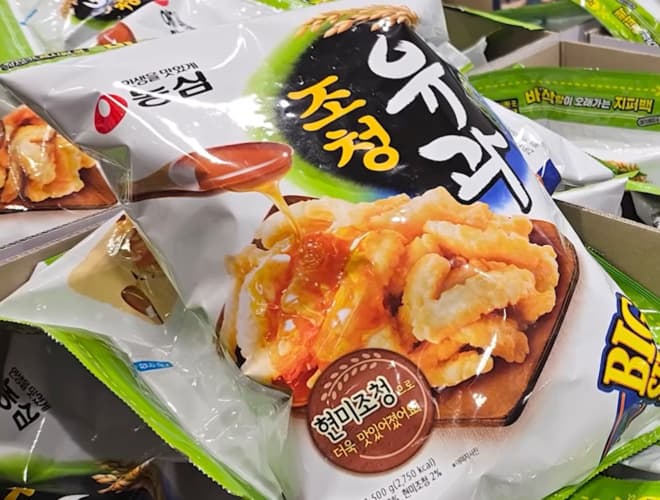 농심 조청 유과 500G