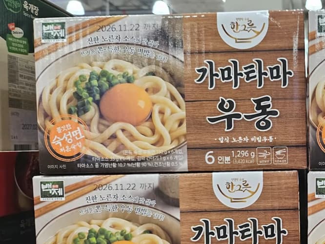 백제 가마타마 우동 216G X 6