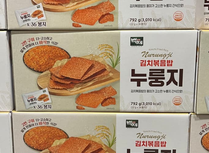 백제 김치볶음밥 누룽지 22G X 36
