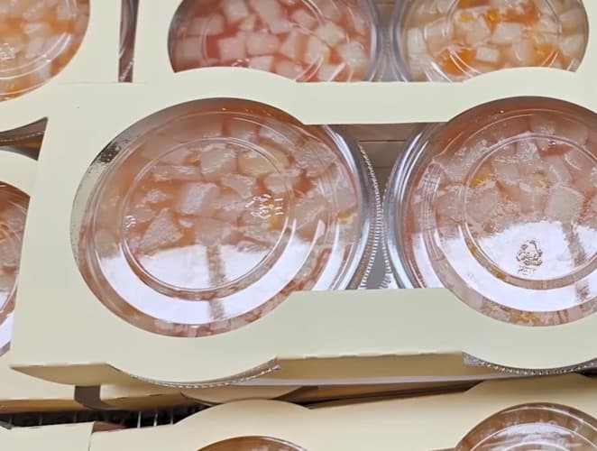 복숭아 판나코타 PEACH PANNA COTTA 2CT/PACK
