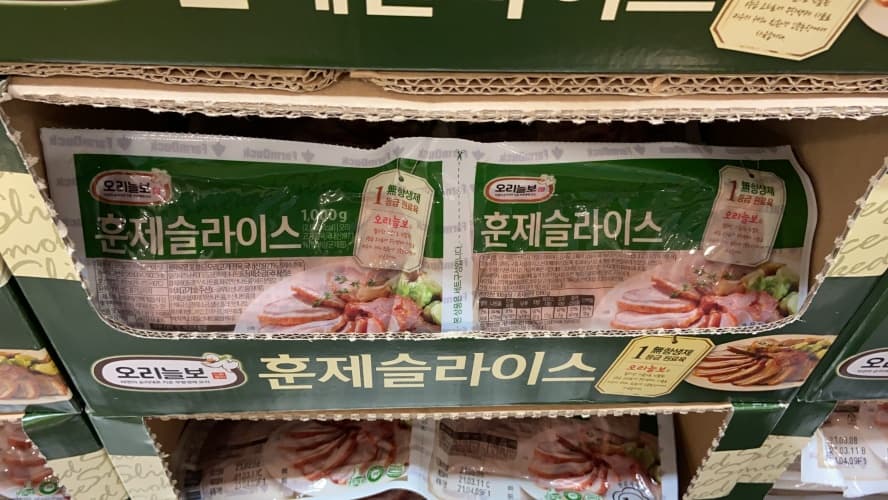 오리늘보 무항생제훈제슬라이스 500GX2 원산지 : 국산