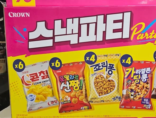 크라운 스낵 파티 1246G / 24개입