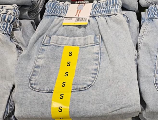 BRIGGS 여성 데님 반바지 S,M,L US SIZE