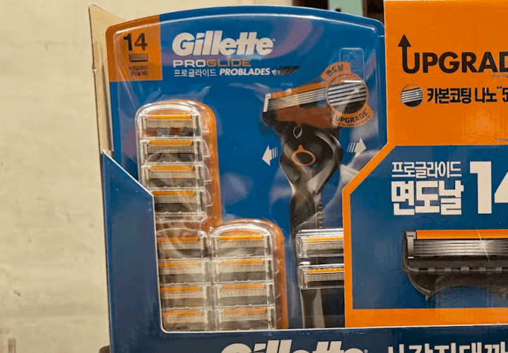 GILLETTE 질레트 프로글라이드 면도기세트 1+9