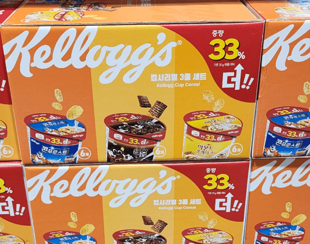 KELLOGG'S 컵 시리얼 40G X 18