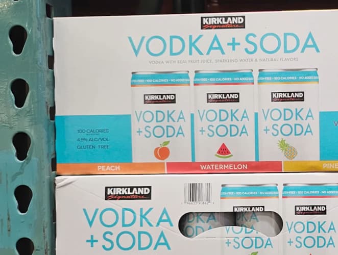 KIRKLAND SIGNATURE 보드카+소다 355ML X 18캔