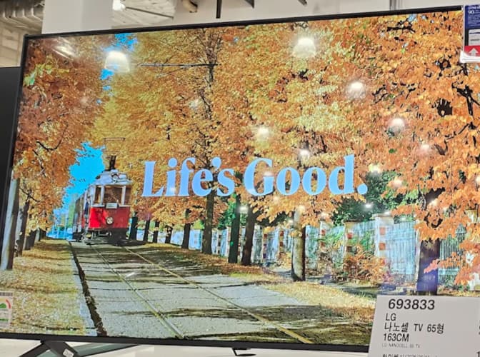 LG 나노셀 TV 65형 163CM