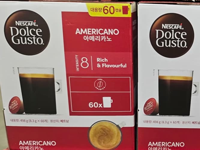 NESCAFE 네스카페 돌체구스토 캡슐 아메리카노 60P