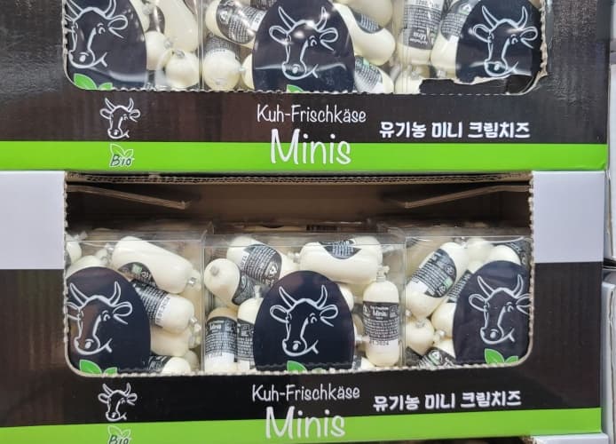 SCHLIERBACHER 유기농미니크림치즈 24GX20 원산지 AUSTRIA