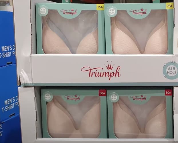 TRIUMPH 산소직조브라2매 75A-85B ASIAN SIZE