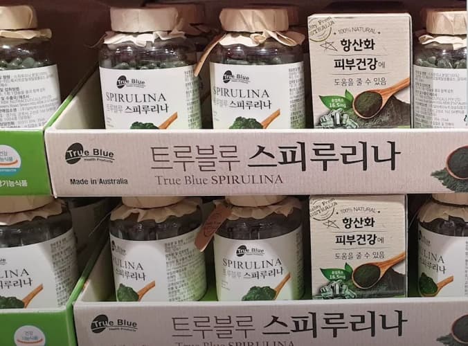 TRUE BLUE 스피루리나 500MG X 500캡슐