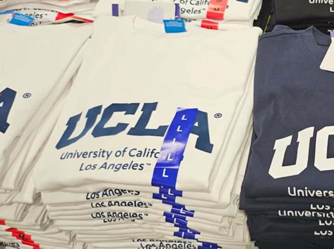 UCLA 여성 티셔츠 S,M,L ASIAN SIZE